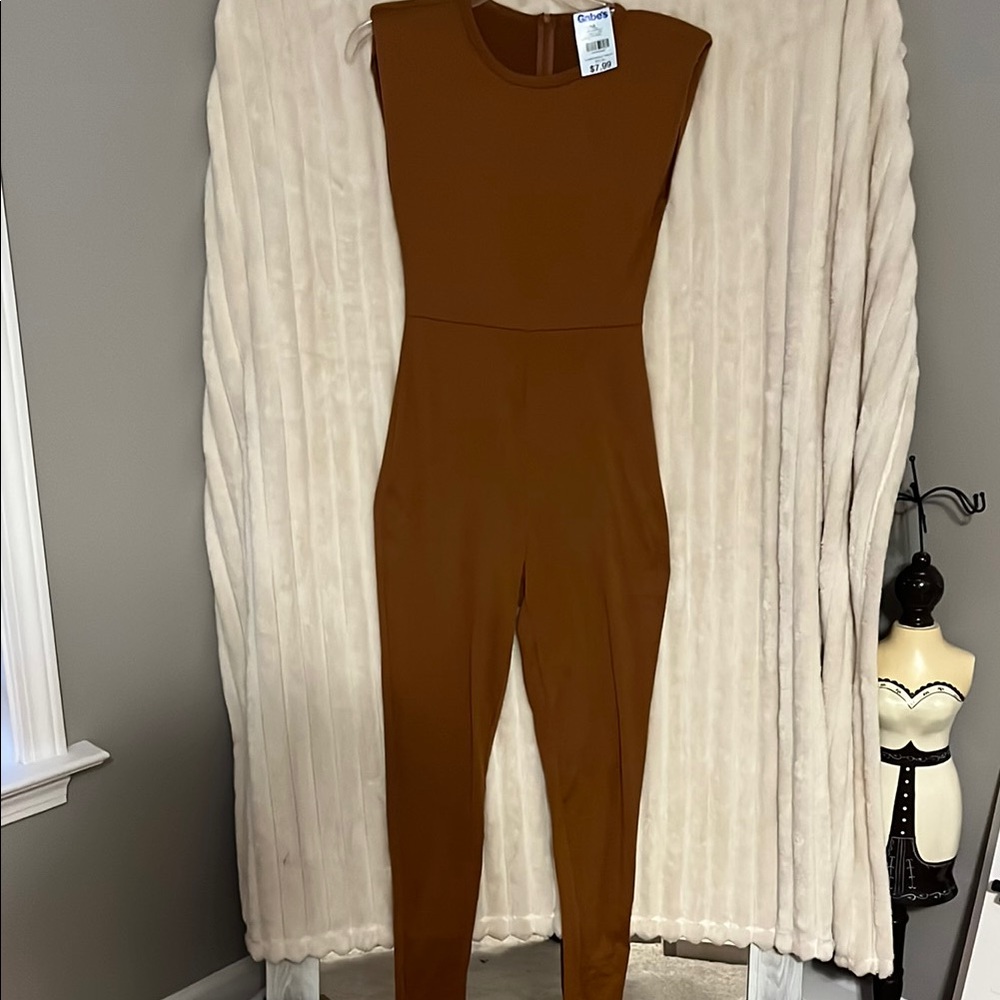 Chic Brown Jumpsuit